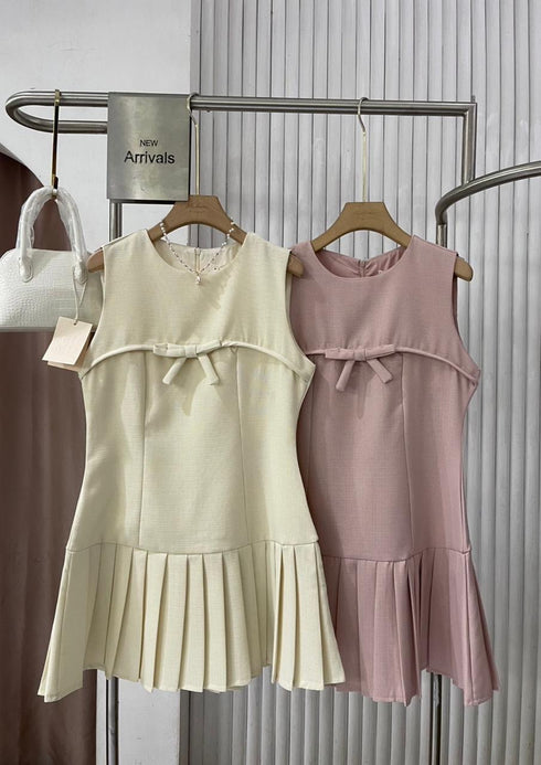 MATINEE Sleeveless Pleated Mini Dress